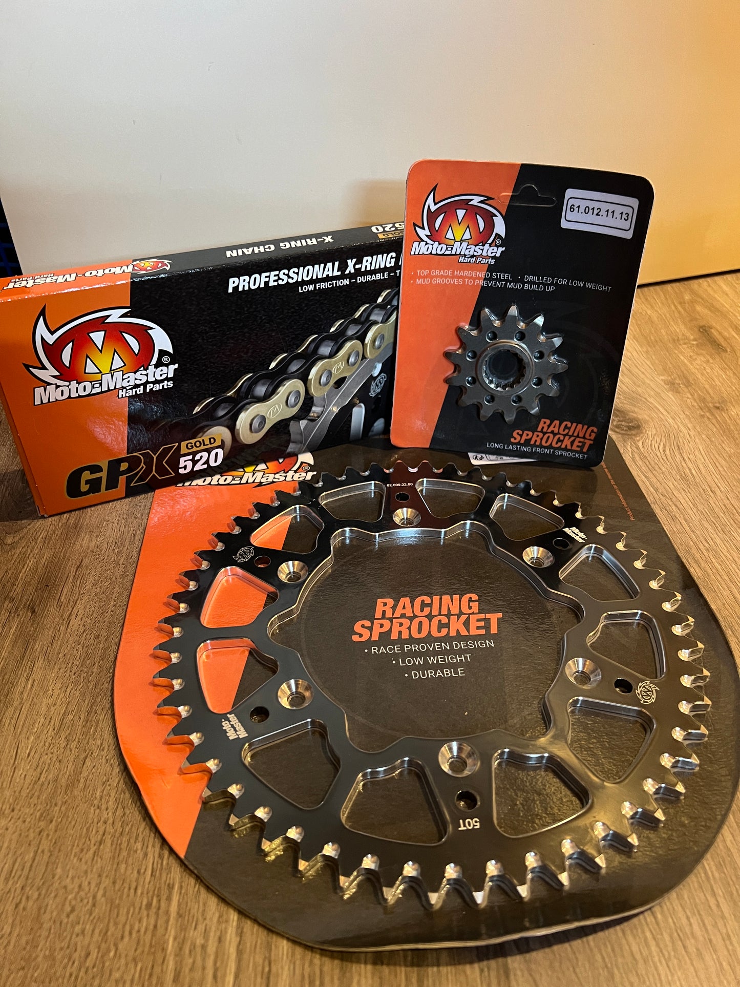 Ensemble d'engrenages de moteur de grande taille en aluminium