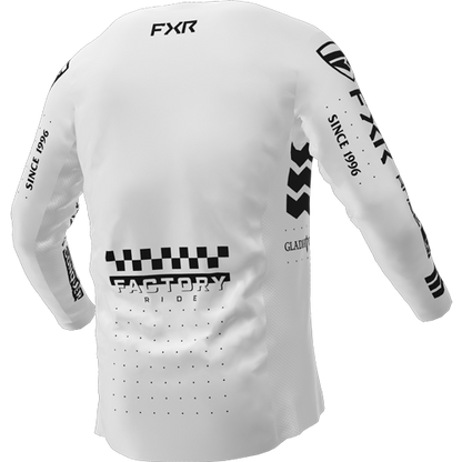 FXR Podium Gladiator MX Jersey Wit OUTLET