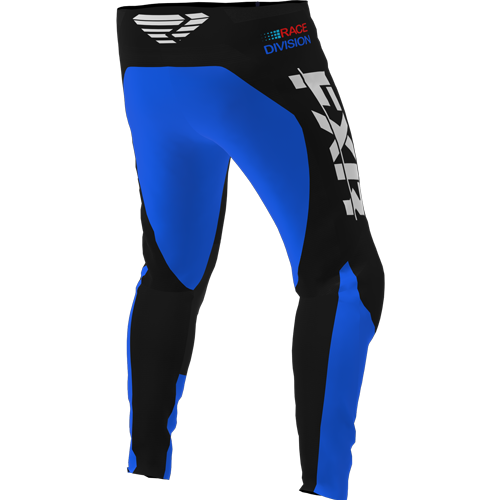 FXR Clutch MX Pant Zwart/Blauw/Rood OUTLET