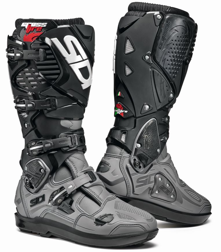 Sidi crosslaarzen 3 SRS - Grijs-zwart