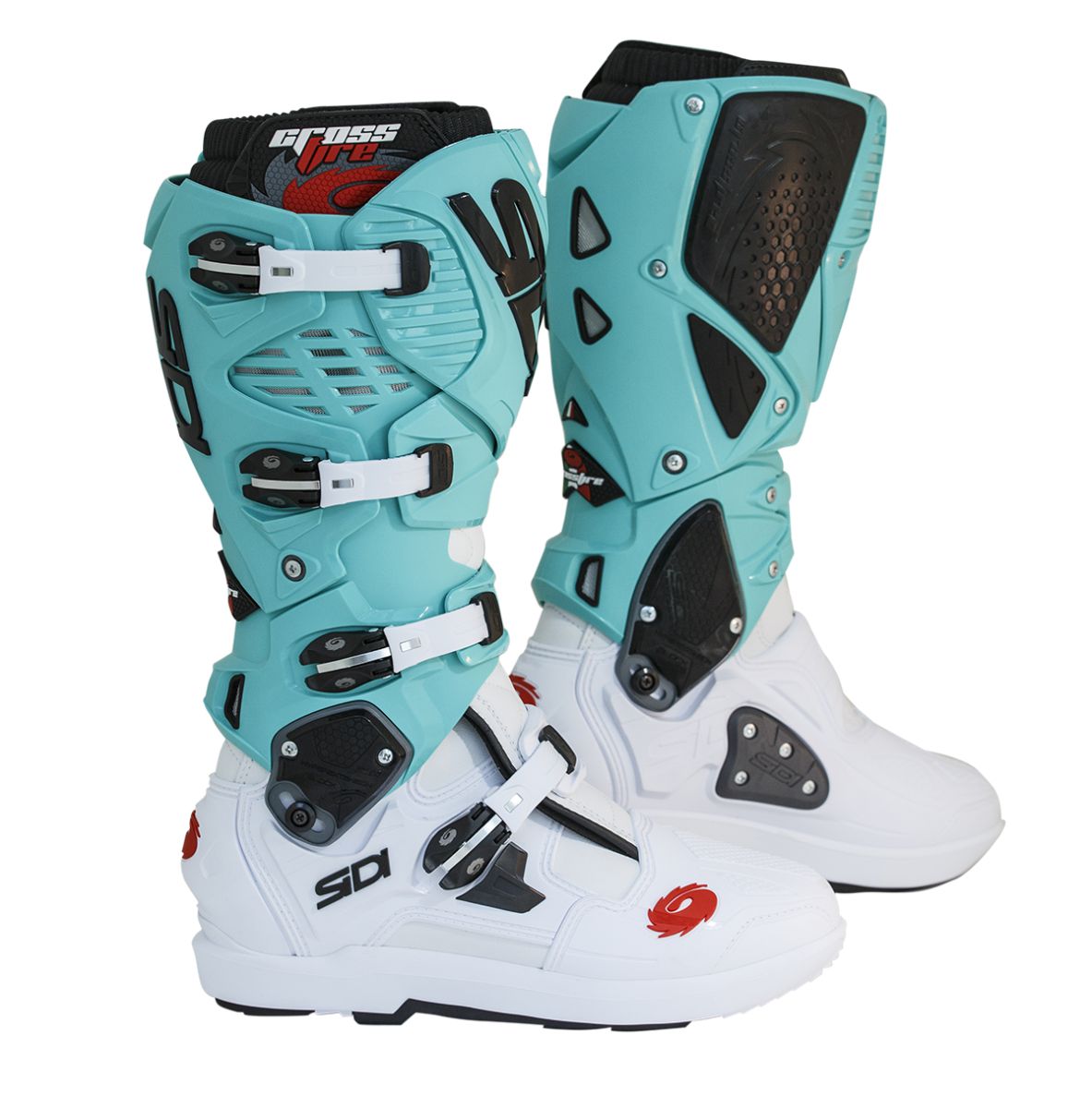 Sidi crosslaarzen 3 SRS - Wit-mint