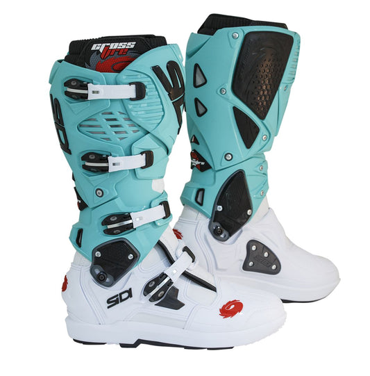 Chaussures de cross Sidi 3 SRS - Blanc-menthe