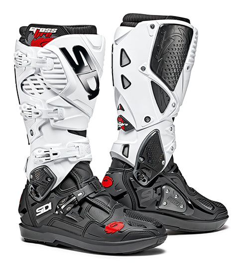 Sidi crosslaarzen 3 SRS - Zwart-wit