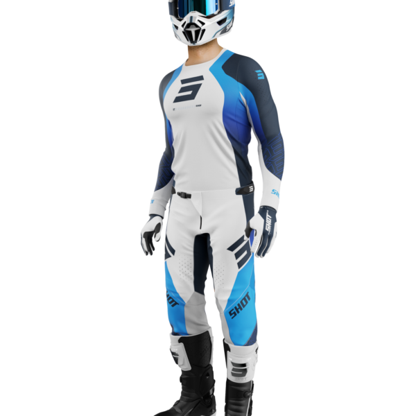 Maillot MX Cross Shot Adulte Aerolite Ultra Bleu Collection 2025