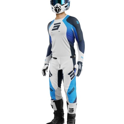 Maillot MX Cross Shot Adulte Aerolite Ultra Bleu Collection 2025