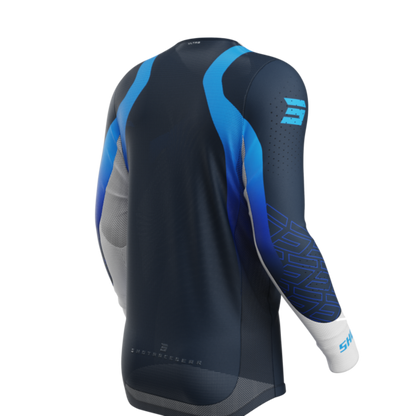 Maillot MX Cross Shot Adulte Aerolite Ultra Bleu Collection 2025