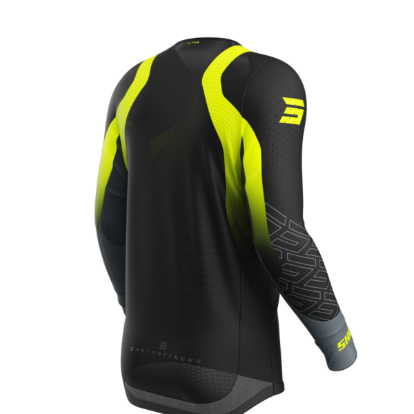 Shot MX Cross Shirt Volwassen Aerolite Ultra Fluor Geel 2025 Collectie