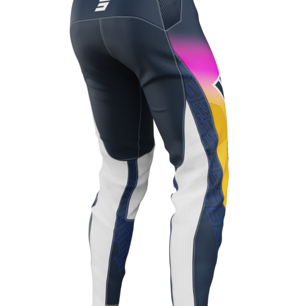 Pantalon Cross Shot MX Adulte Aerolite Ultra Bleu / Orange / Rose Collection 2025