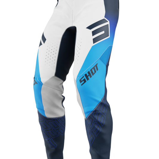 Shot MX Cross Broek Volwassen Aerolite Ultra Blauw 2025 Collectie