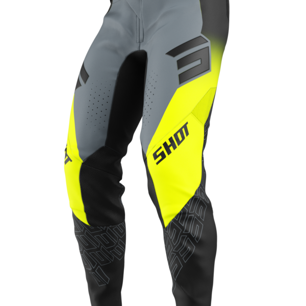 Shot MX Cross Broek Volwassen Aerolite Ultra Fluor Geel 2025 Collectie