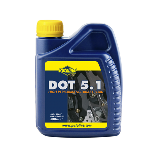 Putoline Brakefluid DOT 5.1 500ml.