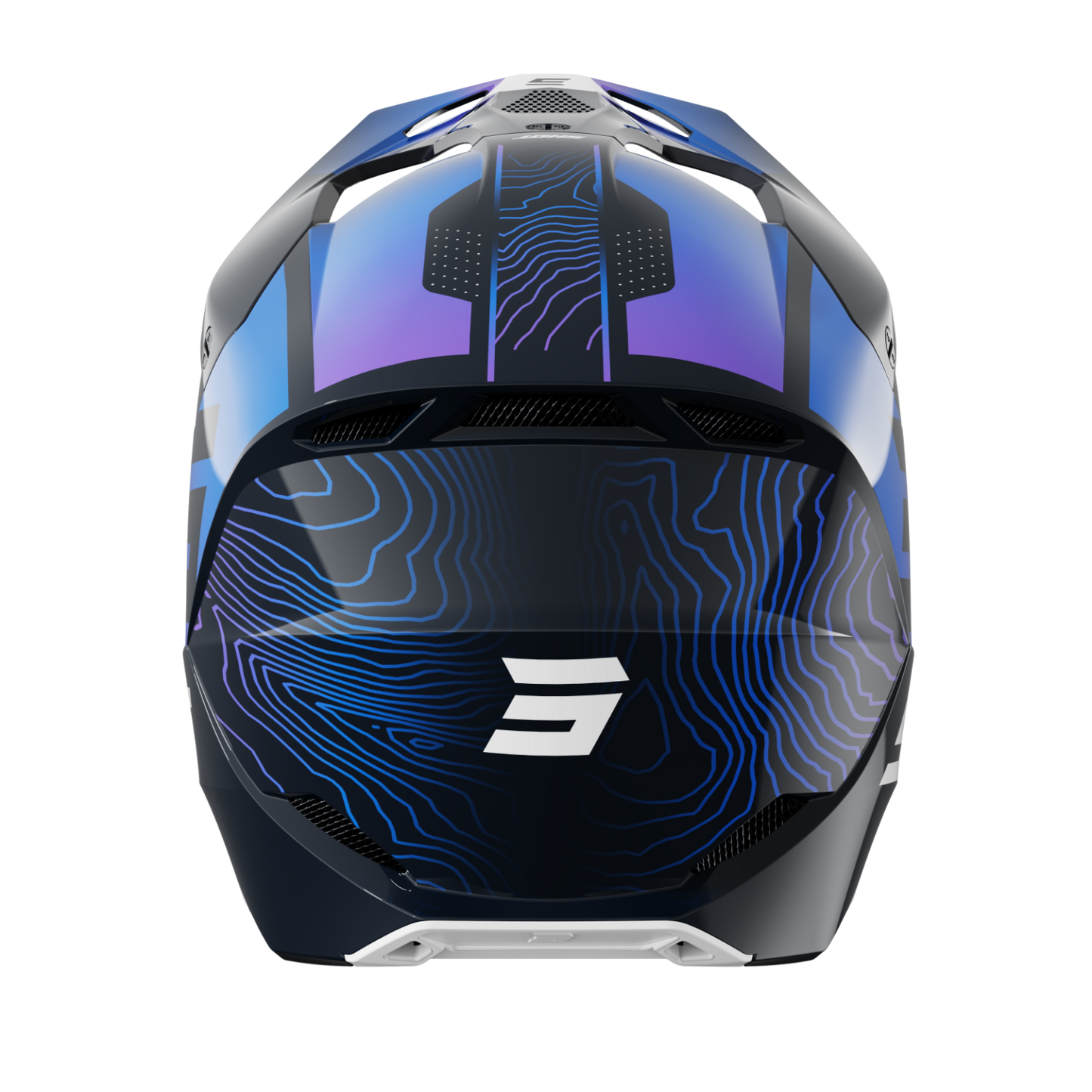 Casque MX Cross Shot Enfant Furious Kid Apex Bleu Collection 2025