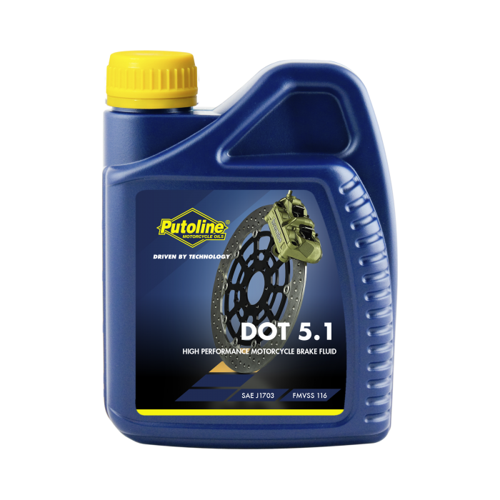 Putoline Brakefluid DOT 5.1 500ml.