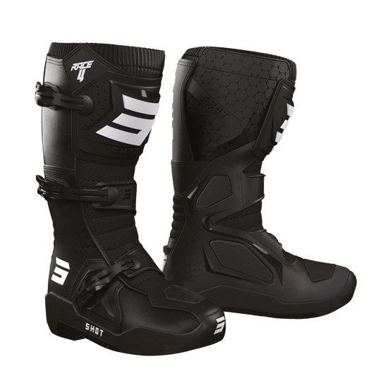 Bottes MX Cross Shot Race 4 Adulte Noir Collection 2025