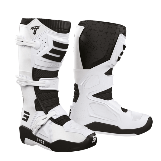 Bottes MX Cross Shot Race 4 Adulte Blanc Collection 2025