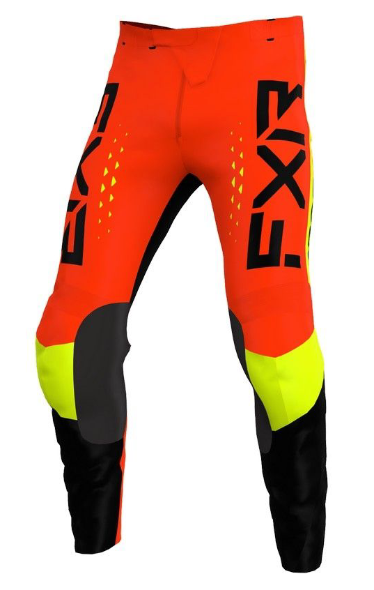 FXR Clutch Pro MX Pant Black/Nuke Red/Hivis OUTLET