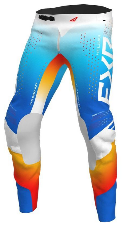 FXR Helium MX Pant Blue/Tangerine OUTLET