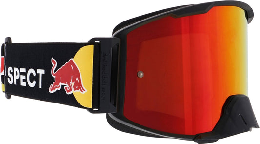 Spect Red Bull Strive MX Goggle - Zwart (Spiegel lens)