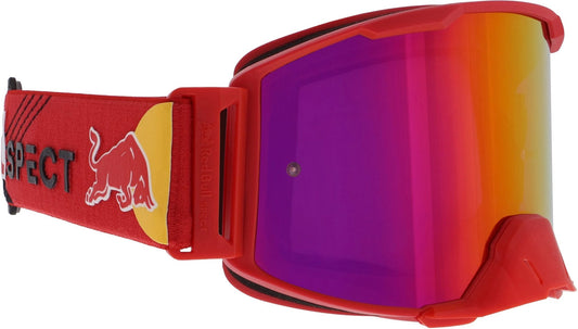 Spect Red Bull Strive MX Goggle - Rood (Spiegel Lens)