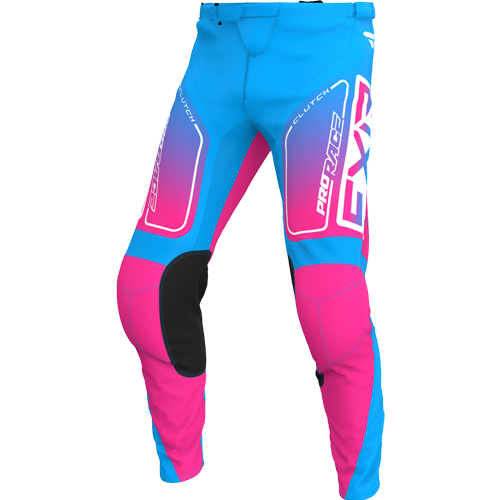 FXR Clutch Mx Pant 24 Cyan/E-Pink