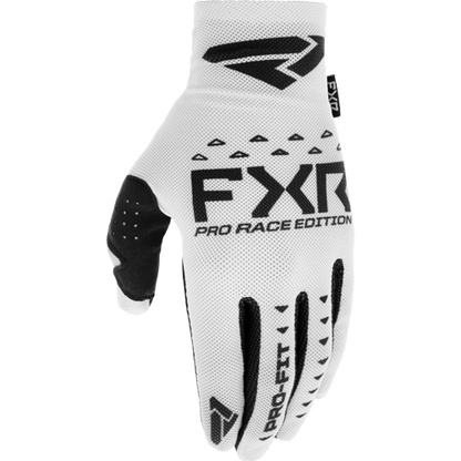 FXR Pro-Fit Air MX Glove White/Black