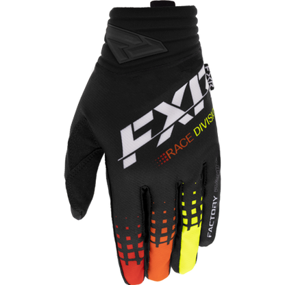 FXR Prime MX Glove Black/Red/Orange