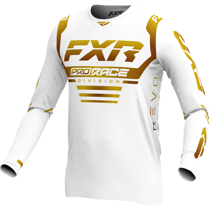 FXR Revo Mx Jersey 24 Wit/Goud