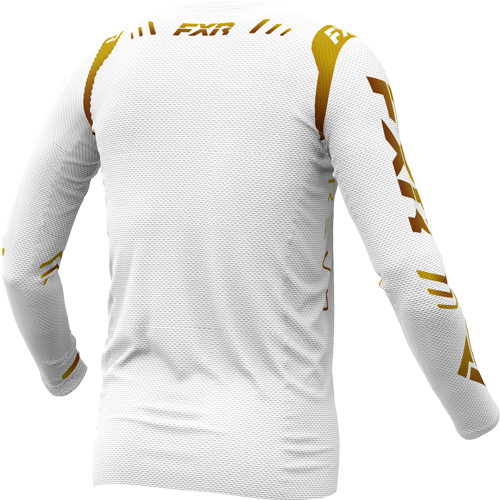 FXR Revo Mx Jersey 24 Wit/Goud