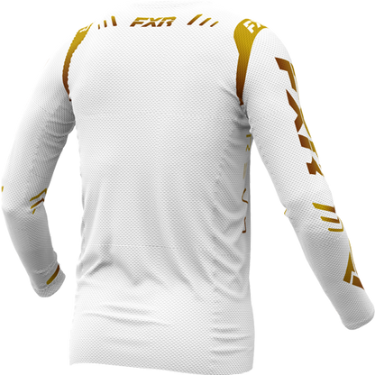 FXR Revo Mx Jersey 24 Wit/Goud