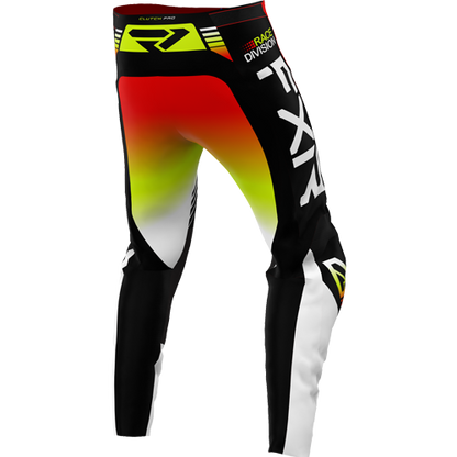 FXR Clutch Pro MX Pant Zwart/Wit/Fluo OUTLET